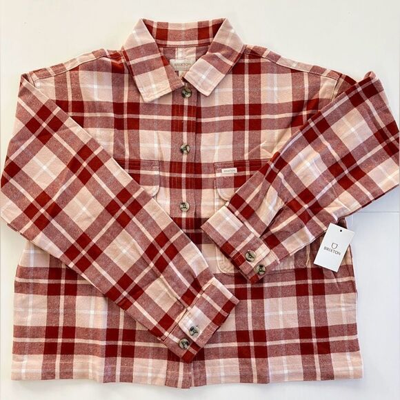 Brixton Boxy Cropped LS Flannel* - Picture 2 of 11